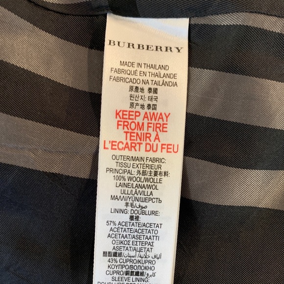 Burberry Children Boys Suit jacket Blazer dark grey - Picture 8 of 10